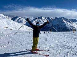 Skiing in the Austrian Alps 2020